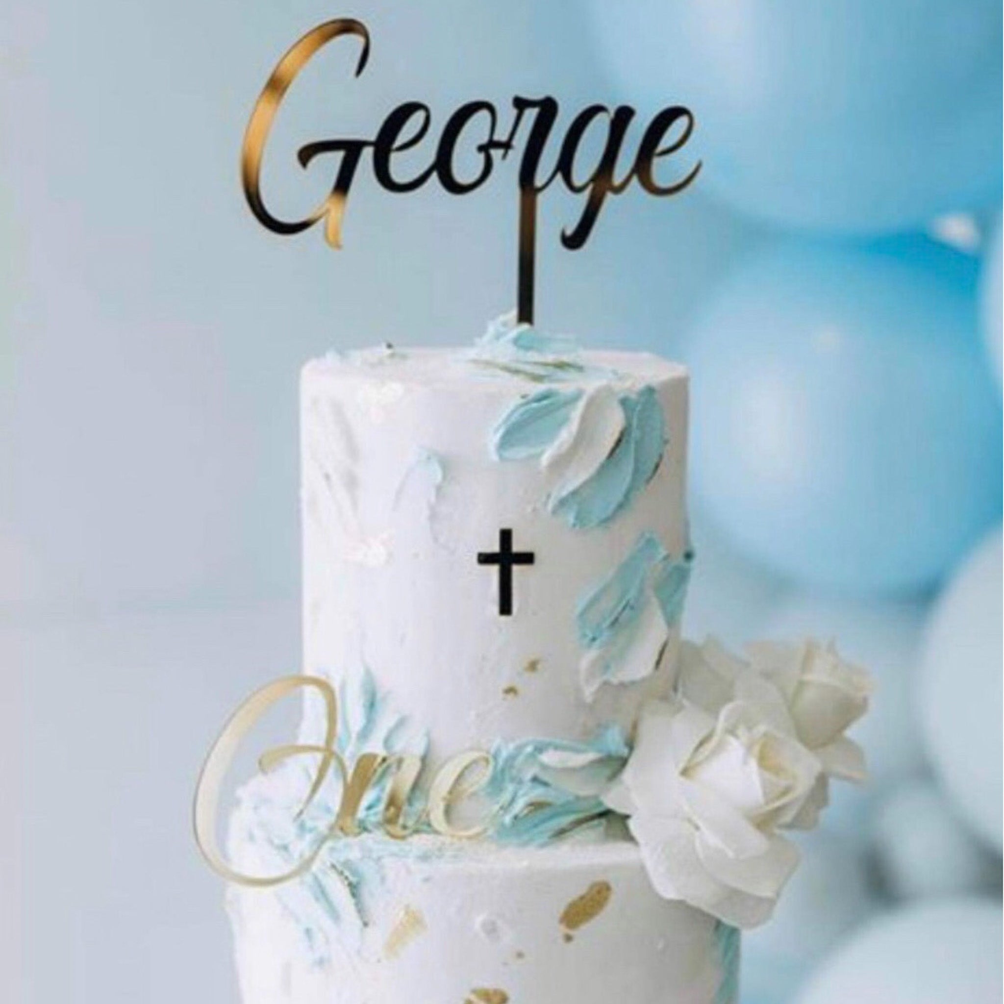 Single Word Cake Topper