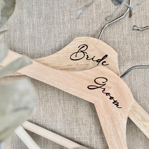 Personalised Timber Coat Hanger