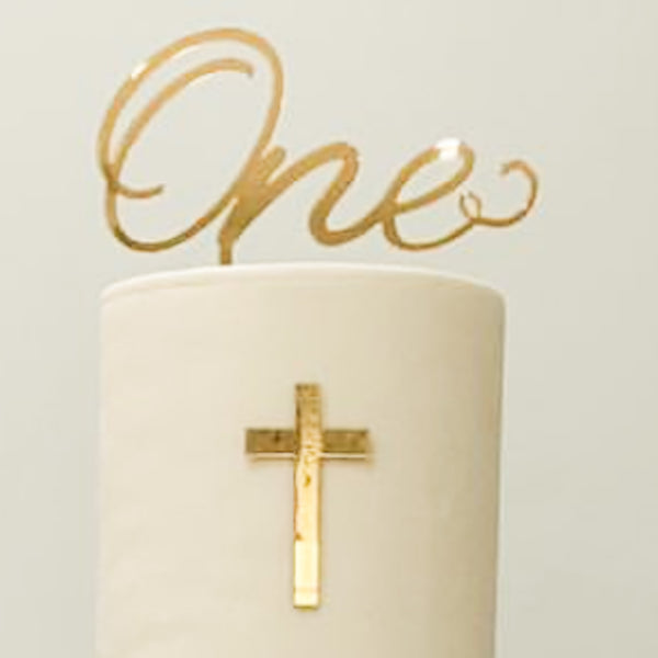 Single Word Cake Topper