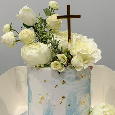 Plain Cross Cake Topper