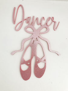 Personalised Ballet Shoes Wall Plaque