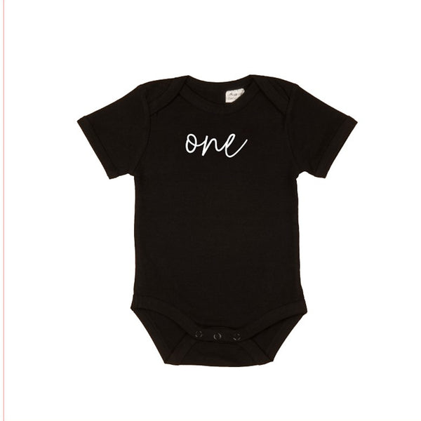 Written Age Short Sleeve Bodysuits