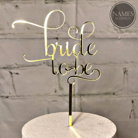 Bride To Be Cake Topper Topper