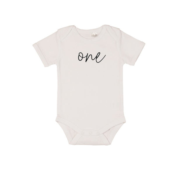 Written Age Short Sleeve Bodysuits